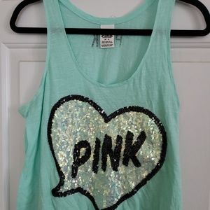 Sequined Tank Top